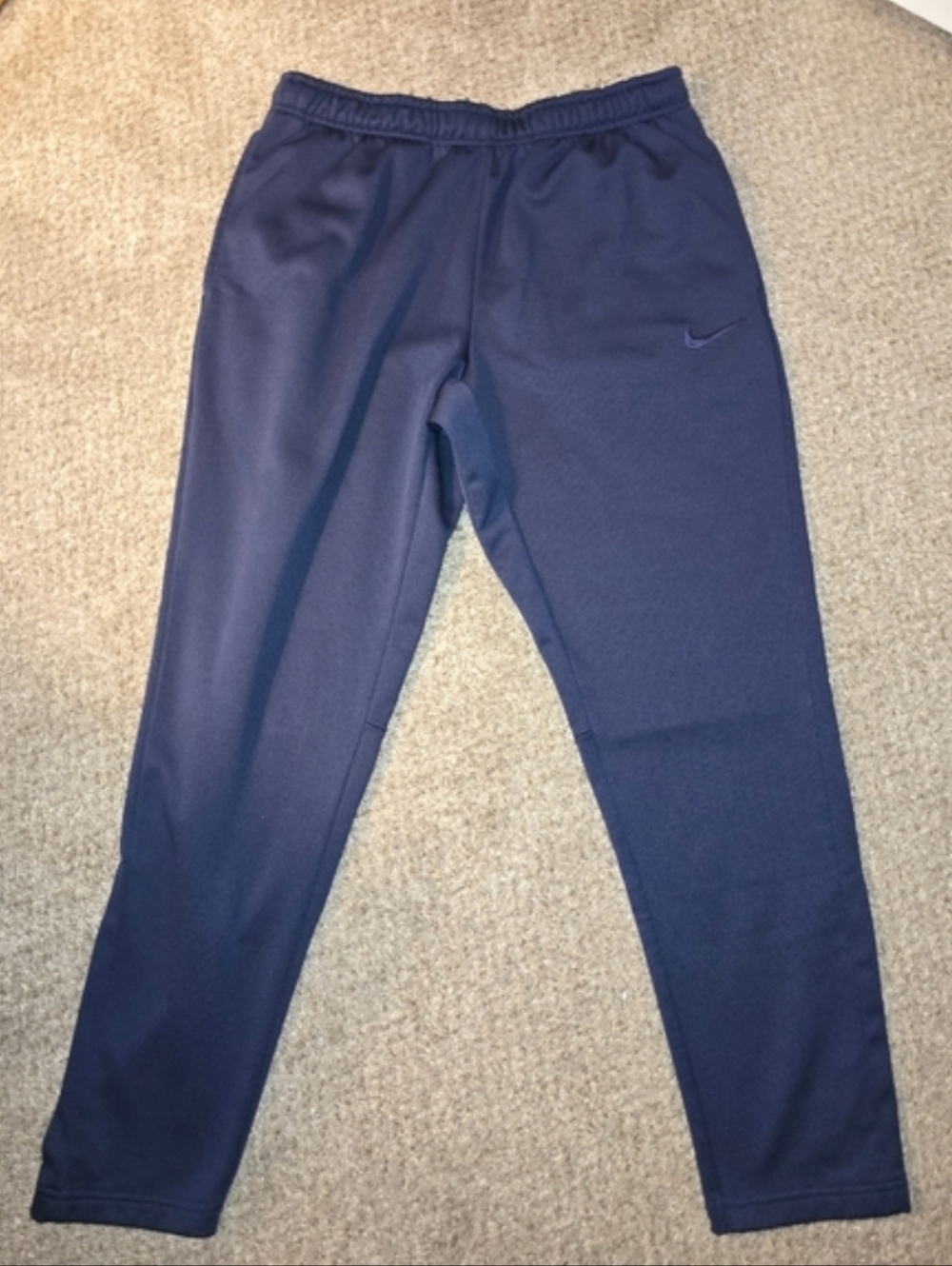 Nike Men's Navy Blue Therma Fit Athletic Pants Size XLarge